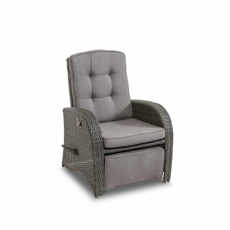 Loungemöbel-Sets| Loungemöbel Set Deluxe Lounge 5 tlg Grau