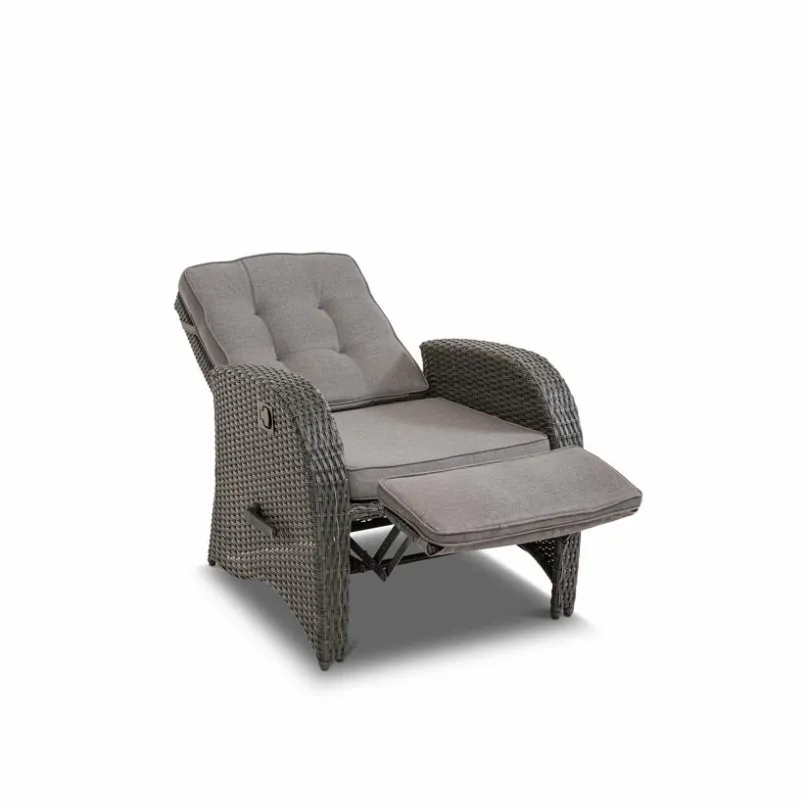 Loungemöbel-Sets| Loungemöbel Set Deluxe Lounge 5 tlg Grau