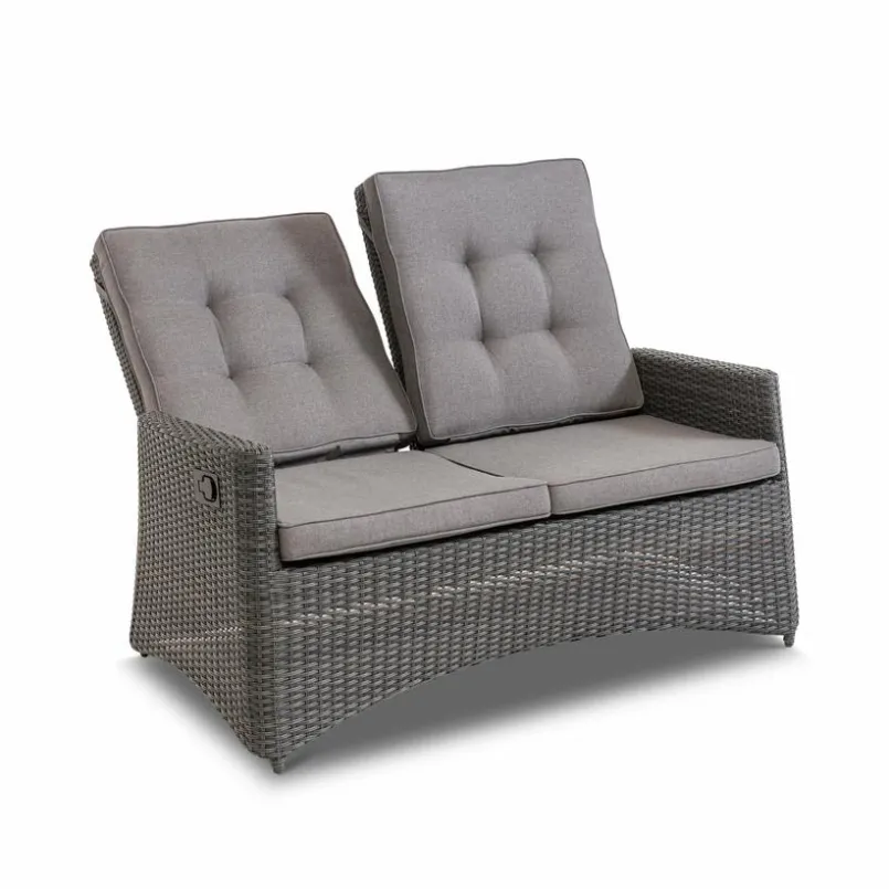 Loungemöbel-Sets| Loungemöbel Set Deluxe Lounge 5 tlg Grau