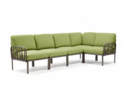 Nardi Loungemöbel-Sets-Loungemöbel Set Komodo 5 5tlg., Sunbrella Hellgrün