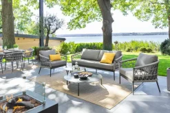 Loungemöbel-Sets|Segarda Loungemöbel Set Muses Classic 5tlg. Anthrazit / Silber