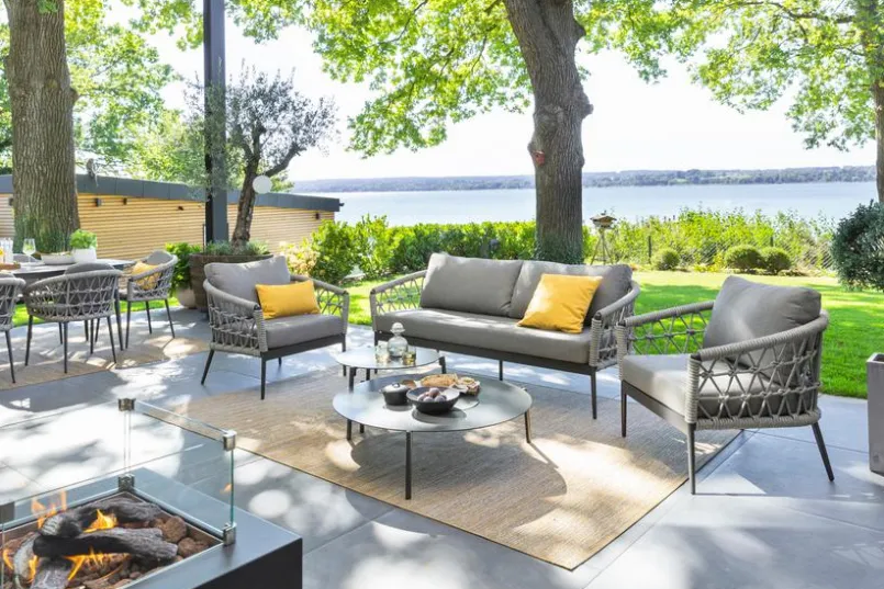 Loungemöbel-Sets|Segarda Loungemöbel Set Muses Classic 5tlg. Anthrazit / Silber