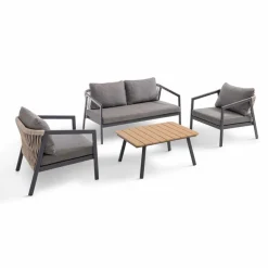 Loungemöbel-Sets| Loungemöbel-Set Trentino Dunkelgrau