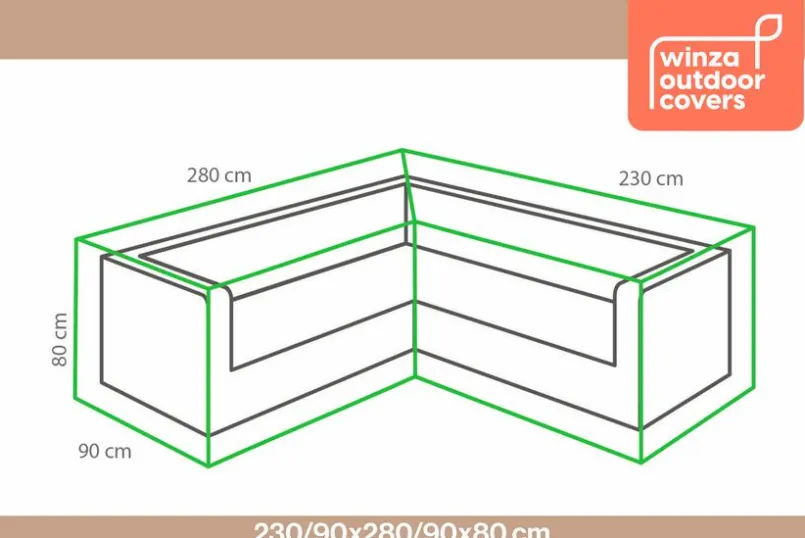 Lounge-Schutzhülle 280 x 80 x 230 cm<Winza Outdoor Covers Outlet