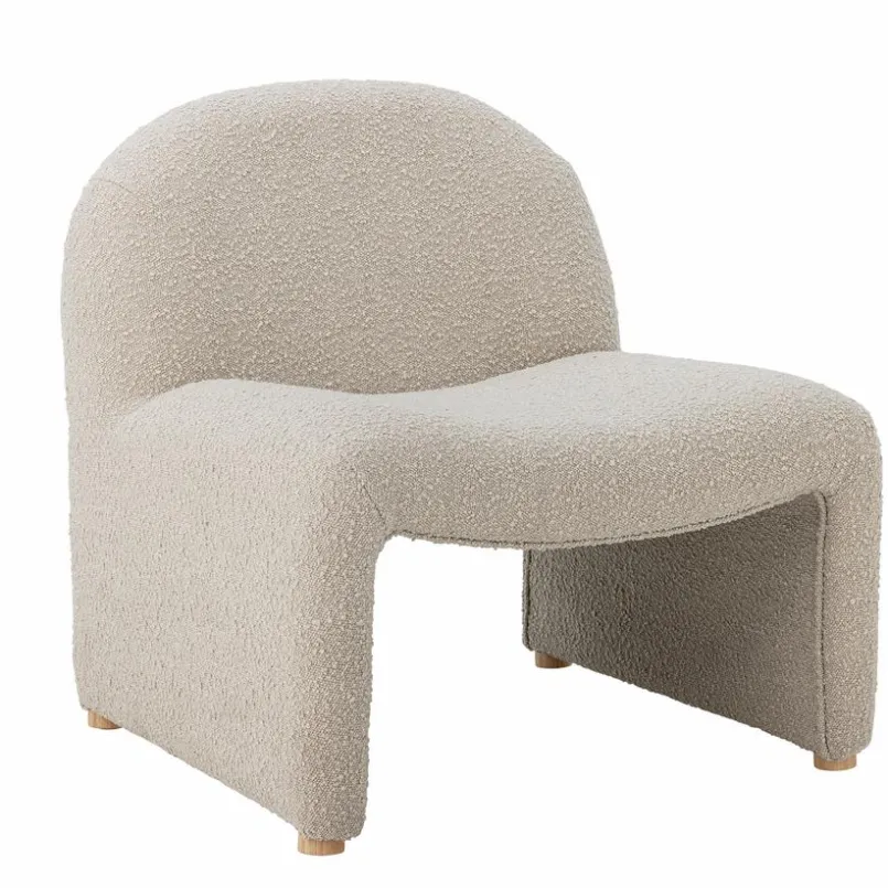 Sessel|DAHEIM Loungesessel Neel Cremeweiß