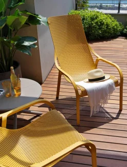 Loungesessel|Nardi Loungesessel Net Lounge Senf