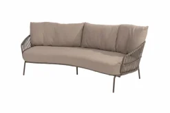 Gartenbänke|Balkonbänke|4 SEASONS OUTDOOR Lounge-Sofa Capalbio 3-Sitzer Braun