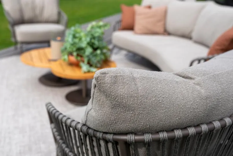 Gartenbänke|Balkonbänke|4 SEASONS OUTDOOR Lounge-Sofa Capalbio 3-Sitzer Braun