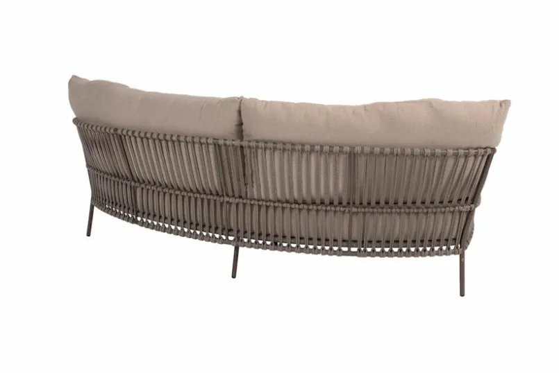 Gartenbänke|Balkonbänke|4 SEASONS OUTDOOR Lounge-Sofa Capalbio 3-Sitzer Braun