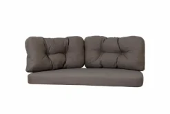 Gartenbank-Auflagen|Cane-line Loungesofa-Kissensatz Ocean 2-Sitzer Grey