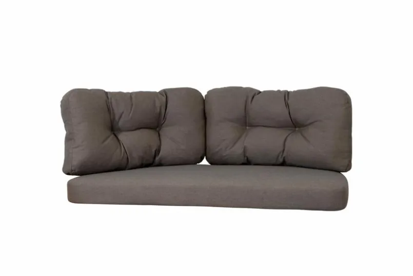 Gartenbank-Auflagen|Cane-line Loungesofa-Kissensatz Ocean 2-Sitzer Grey