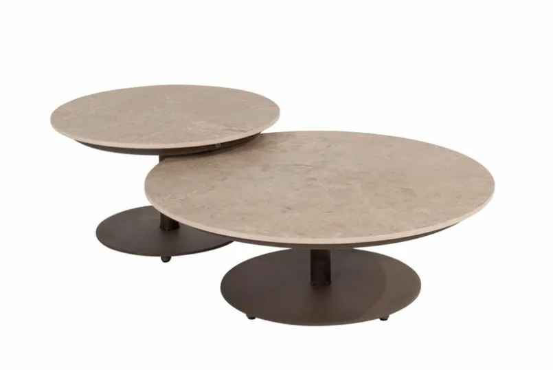 4 SEASONS OUTDOOR Loungetische-Loungetisch Boaz Ø 60 cm Terre