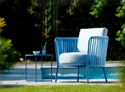 vermobil Loungetische-Loungetisch Daisy Ø 60 cm Blau
