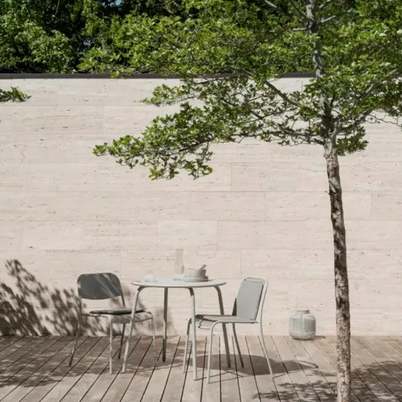 blomus Loungetische-Loungetisch Yua Ø 80 cm Beige