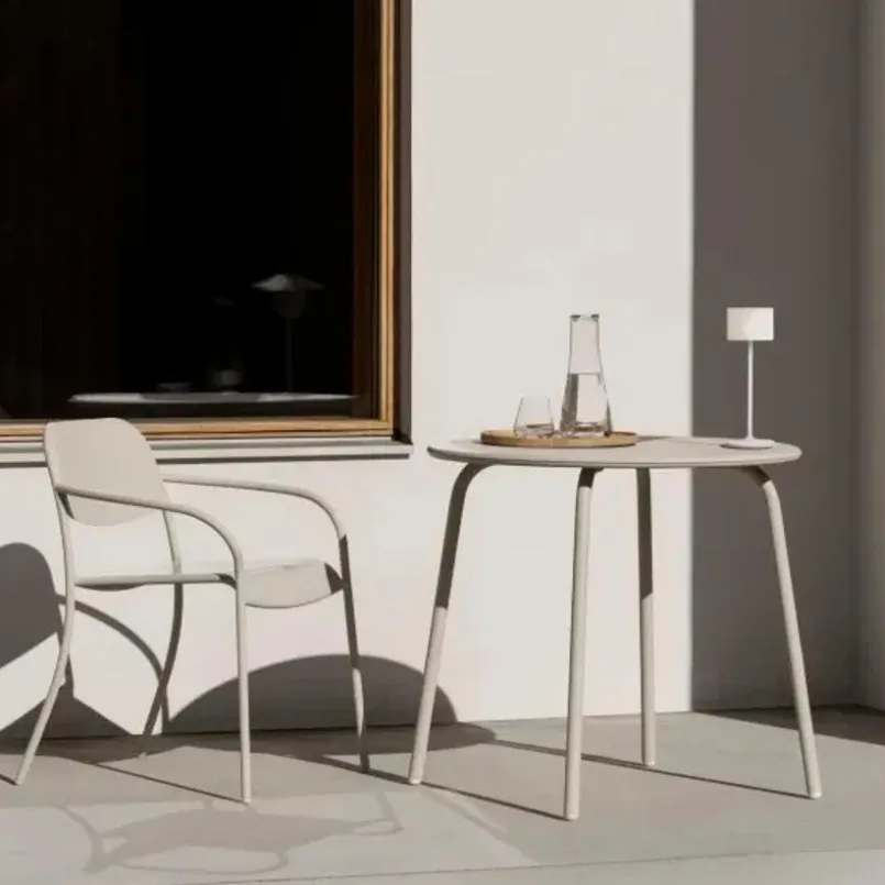 blomus Loungetische-Loungetisch Yua Ø 80 cm Beige