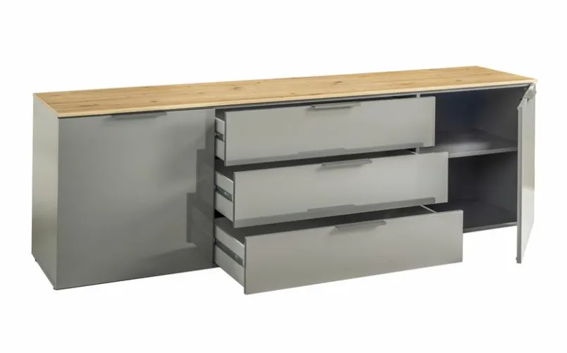 Kommoden|Kommoden|Composad Lowboard Galaverna Grau