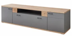 Wohnwände & Tv-Lowboards|IDEAL Wohnen Lowboard Houton Grau