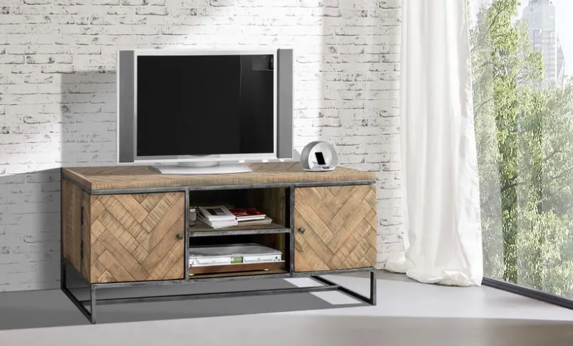 Wohnwände & Tv-Lowboards|WOLFMÖBEL Lowboard Parquet Akazie