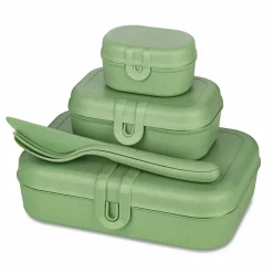 Vorratsdosen|Koziol Lunchbox Pascal Ready 4tlg Grün