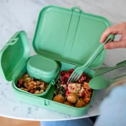 Vorratsdosen|Koziol Lunchbox Pascal Ready 4tlg Grün