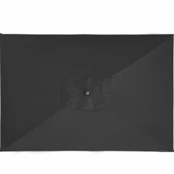 Sonnenschirme|Doppler Marktschirm Alu Wood 140 x 200 cm Anthrazit