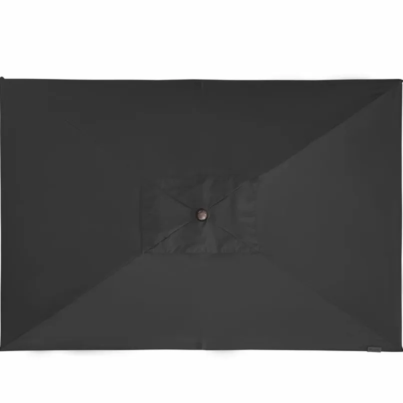 Sonnenschirme|Doppler Marktschirm Alu Wood 140 x 200 cm Anthrazit