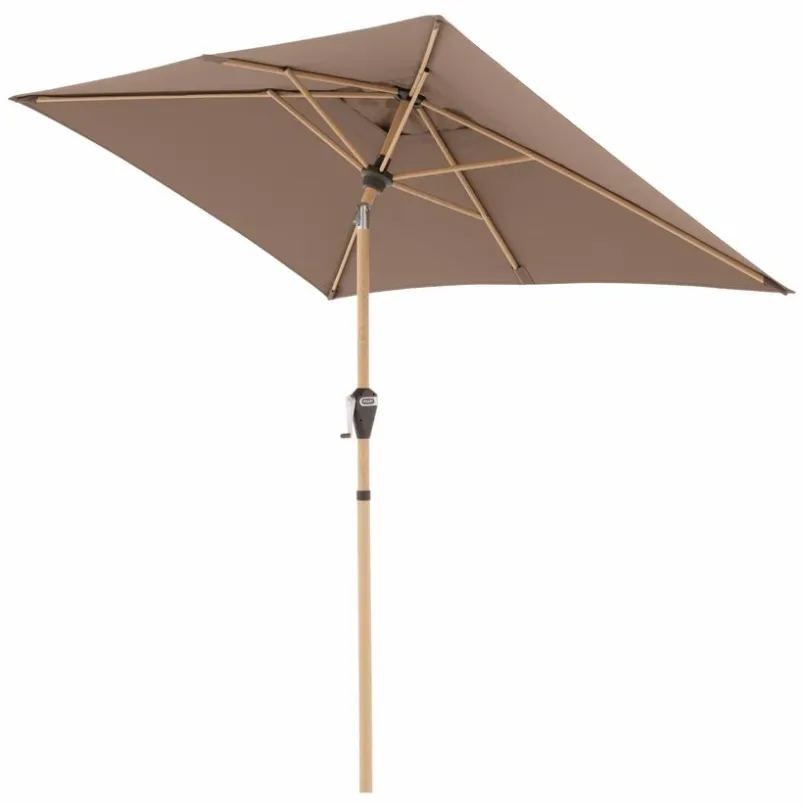 Marktschirm Alu Wood 140 x 200 cm<Doppler Hot