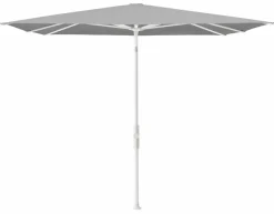Glatz Sonnenschirme-Marktschirm Twist 240 x 240 cm Silber