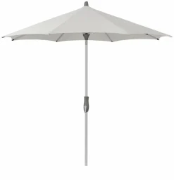 Glatz Sonnenschirme-Marktschirm Alu Twist Ø 300 cm Grau