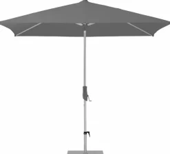 Sonnenschirme|Glatz Marktschirm Alu Twist 210 x 150 cm Dunkelgrau