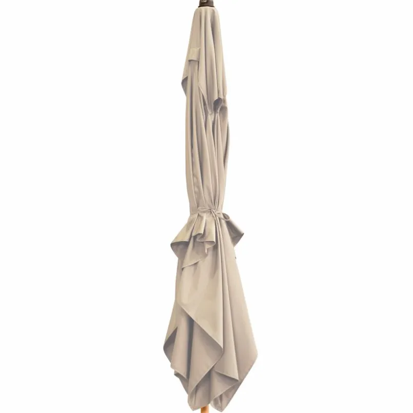 Sonnenschirme|Doppler Marktschirm Alu Wood ø 350 cm Beige