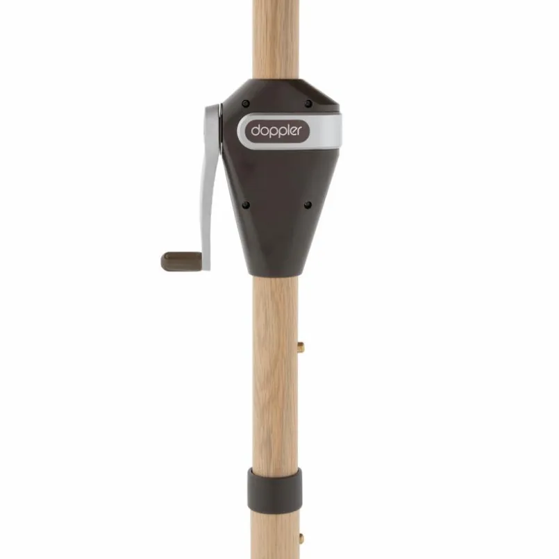 Sonnenschirme|Doppler Marktschirm Alu Wood ø 350 cm Beige