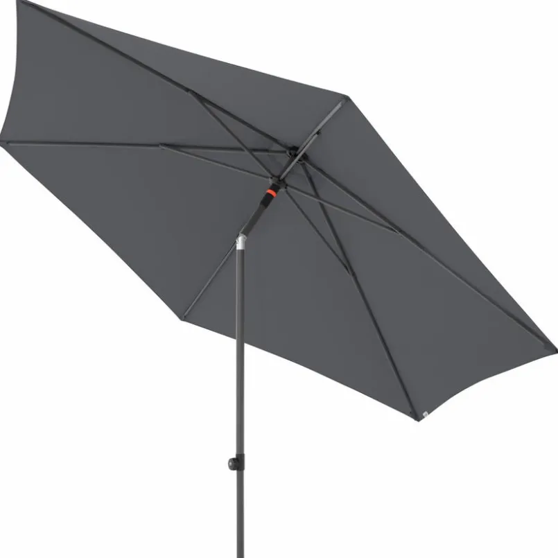 Sonnenschirme|Doppler Marktschirm Push Up Ø 300 cm Anthrazit