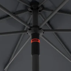 Sonnenschirme|Doppler Marktschirm Push Up Ø 300 cm Anthrazit