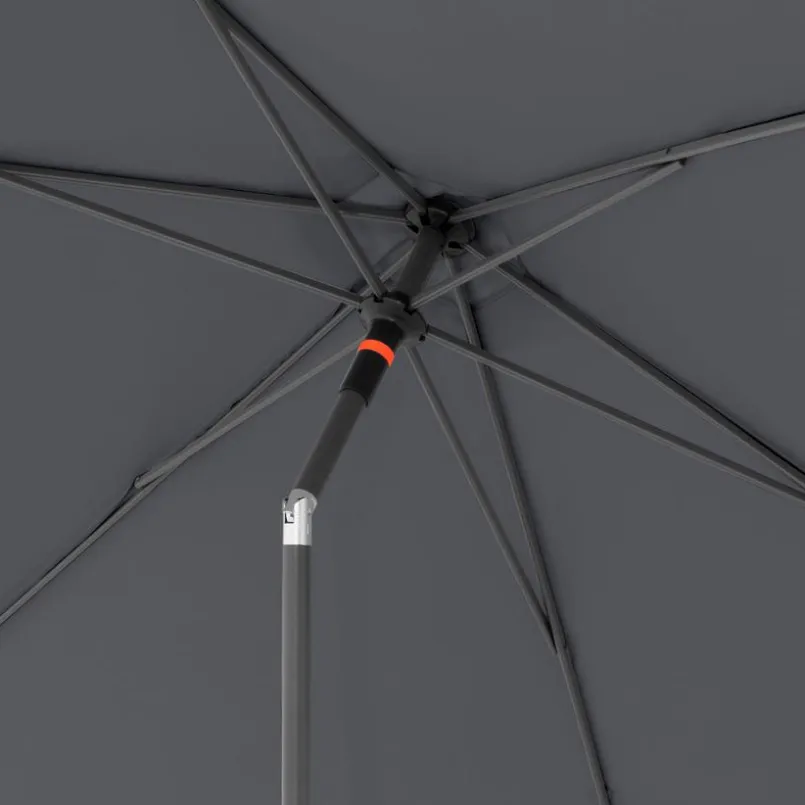 Sonnenschirme|Doppler Marktschirm Push Up Ø 300 cm Anthrazit