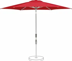 Glatz Sonnenschirme-Marktschirm Slide 300 cm rund Rot
