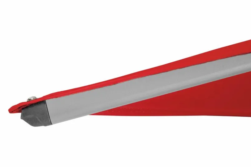Glatz Sonnenschirme-Marktschirm Slide 300 cm rund Rot