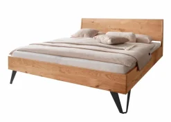 G+K Betten-Massivholzbett BE-0823 200 x 200 cm Wildeiche