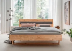G+K Betten-Massivholzbett BE-0825 180 x 200 cm Wildeiche