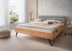 Betten|G+K Massivholzbett BE-0823 180 x 200 cm Wildeiche