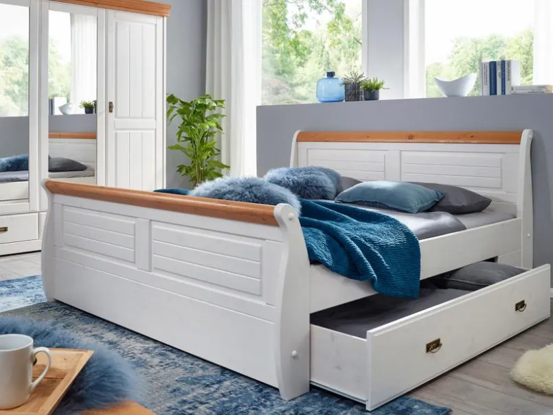 Massivholzbett Hombre 180 x 200 cm<G+K Clearance