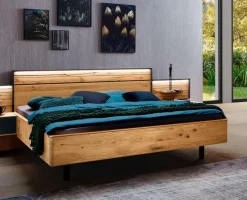 Betten|Wöstmann Massivholzbett WSM 4300 180 x 200 cm Wildeiche