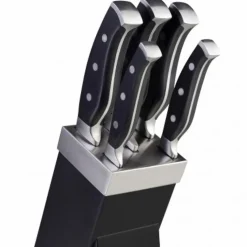 Justinus Schneidwaren-Messerblock Cut 6tlg. Schwarz