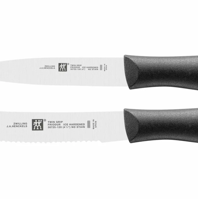 Zwilling Schneidwaren-Messerset Grip 2tlg. Schwarz