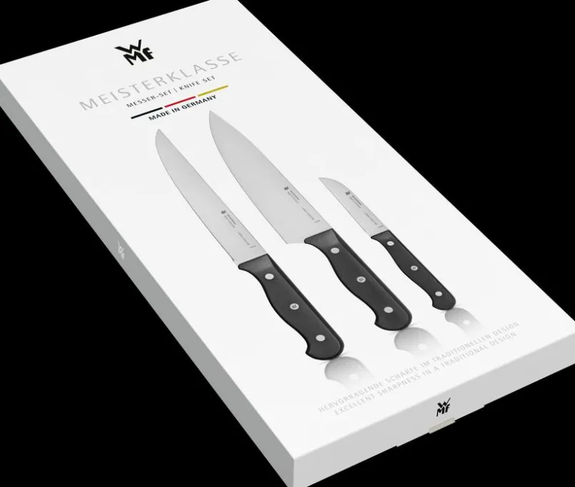 WMF Schneidwaren-Messerset Meisterklasse 3tlg. Silber