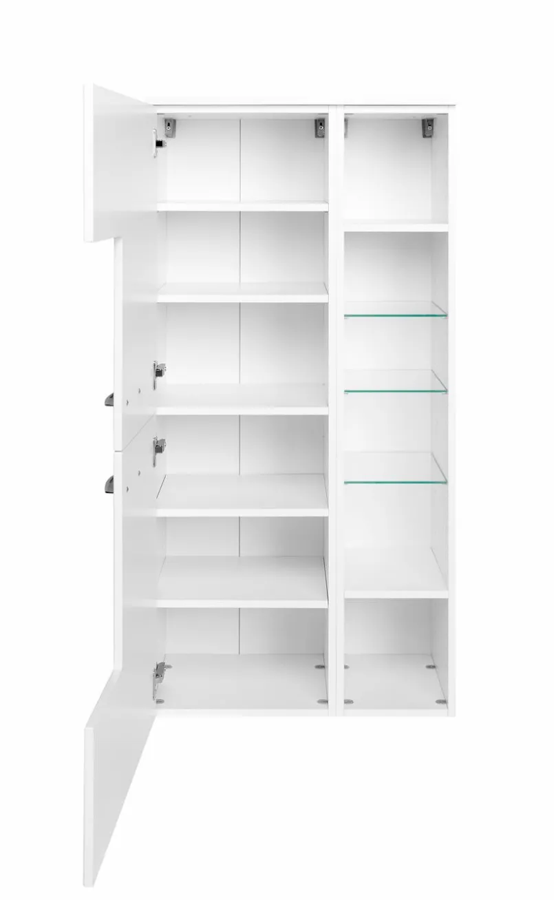 Badschränke|Held-Möbel Midischrank Florida Weiß