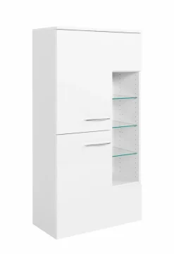 Badschränke|Held-Möbel Midischrank Florida Weiß