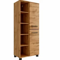 Badschränke|Held-Möbel Midischrank Manchester Wotaneiche