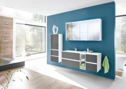 Badschränke|Pelipal Midischrank Parma600 Grau