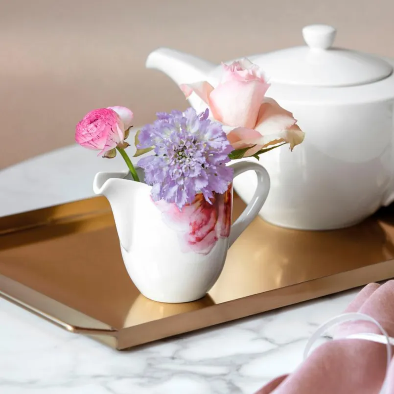 Villeroy & Boch Kaffee & Tee-Milchkännchen Rose Garden 280 ml Rosa